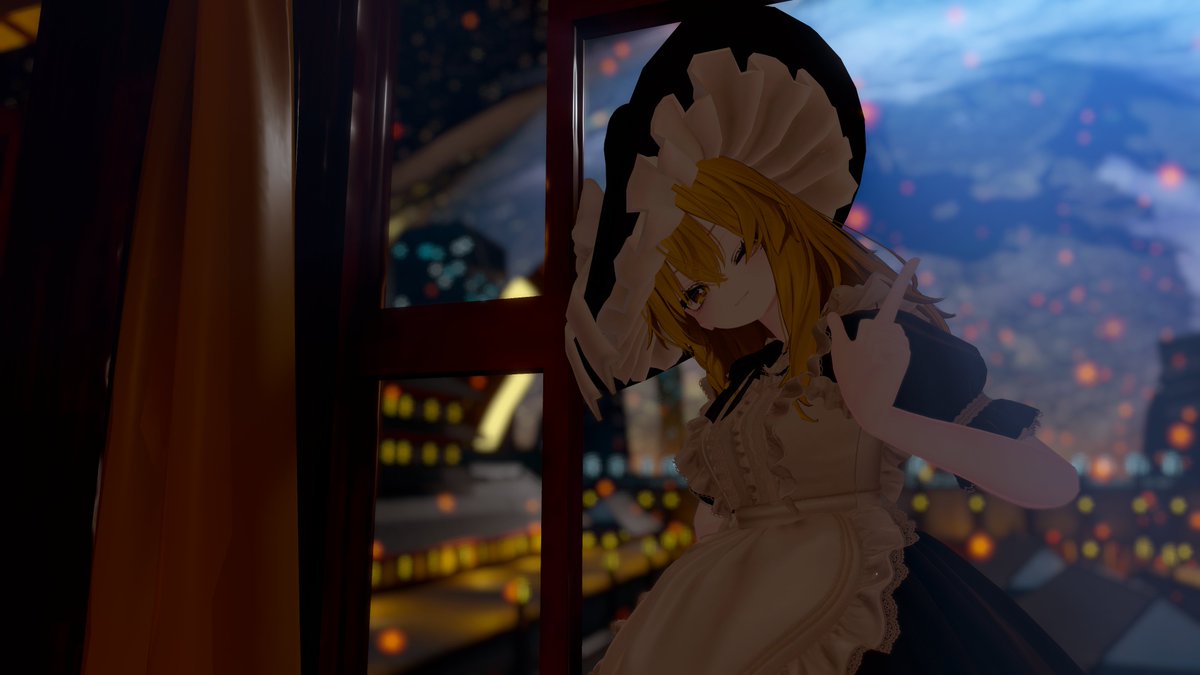 An_vrc42's tweet photo. これは個撮の魔理沙 https://t.co/pGDly7vPEo