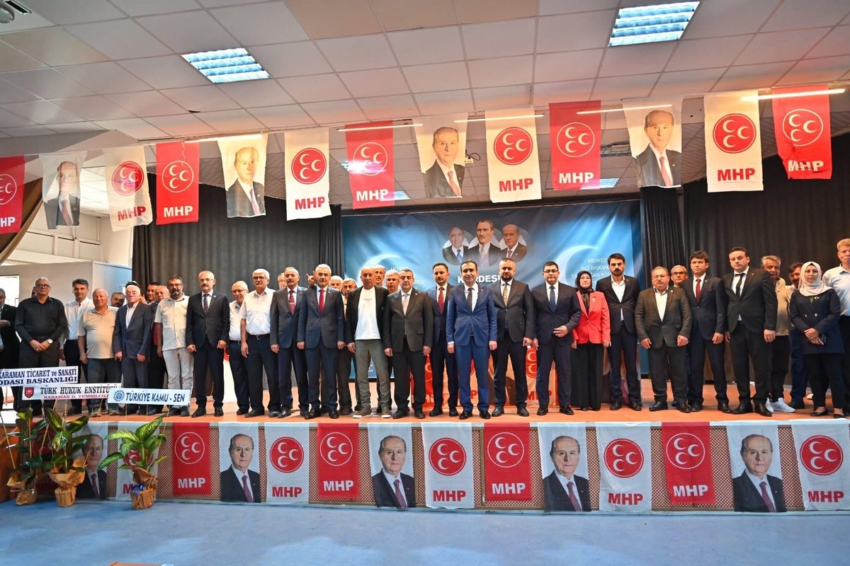 KamilKoglu's tweet photo. Milliyetçi Hareket Partisi Karaman Merkez İlçe Başkanlığı 15. Olağan Kongresini Delegelerimizin katılımlarıyla gerçekleştirdik. 
Kongremiz neticesin de Kutlu davamızın İlçe Başkanı olmaktan, 
Şeref ve Onur duyuyorum.

#MHPKaraman 
@dbdevletbahceli 
@MHP_Bilgi 
@MHP_Gundemi https://t.co/0HyljbL1B5