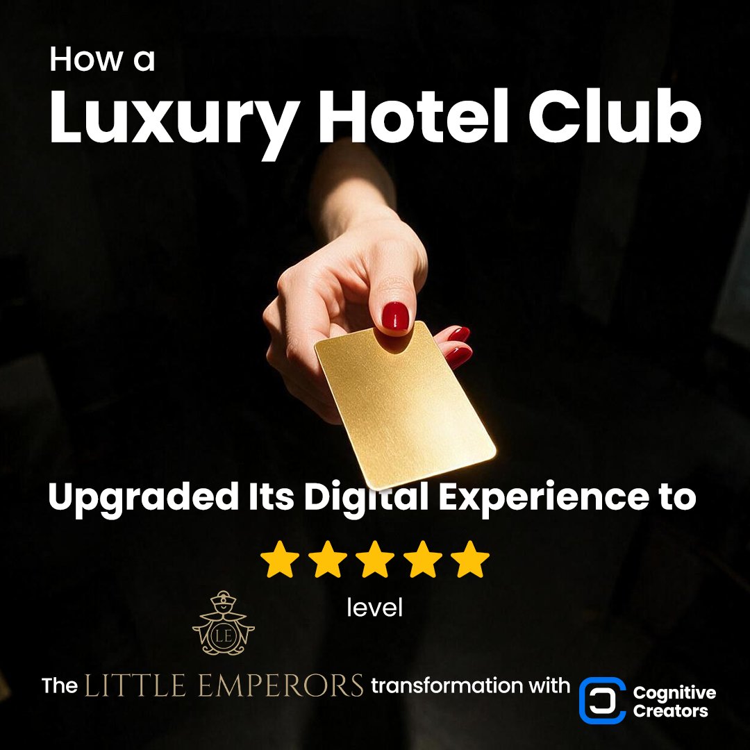 CCogniverse's tweet photo. How a Luxury Hotel Club Upgraded Its Digital Experience to a 5-Star Standard

Swipe through the mini case on @littleemperors’ digital transformation ➔

#CaseStudy #LuxuryHospitality https://t.co/Ldy8Hhzy2c