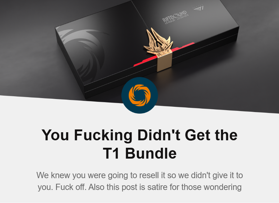 sormiltcg's tweet photo. Rip. Didn't get the T1 Bundle unfortunately :( https://t.co/GZnTWEiwJo