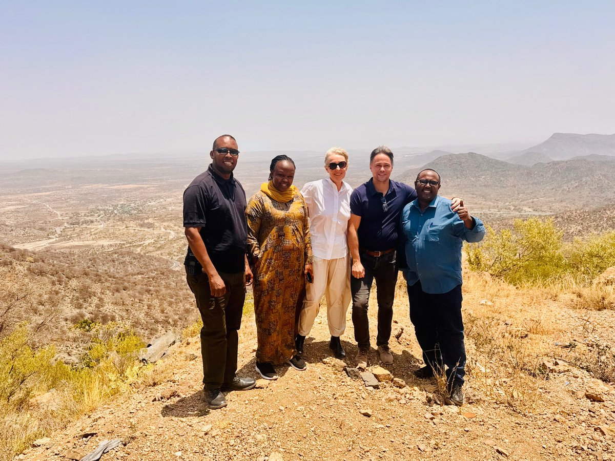 MatKjaer's tweet photo. Just back from an incredible monitoring trip to Erigavo, El-Efweyne, and Burao. So happy that my successor, Camilla’s, first trip was all the way to Sanaag - underscores our commitment as Danida to make sure that we reach all corners of Somaliland! https://t.co/eg8XpioMy9