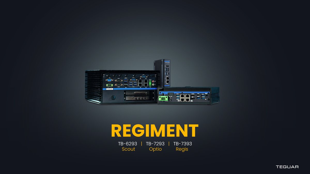 TeguarComputers's tweet photo. 💡 Teguar in the spotlight 📸

This PR from https://t.co/tKxl3cmJNp highlights the standout features of our new Regiment Series of Edge AI computers as well as our flagship Pinnacle Panel PC.

Teguar Showcases Rugged AI PCs for Edge Computing Tasks (https://t.co/kSvZgAvQma) https://t.co/SiOc29vtYA