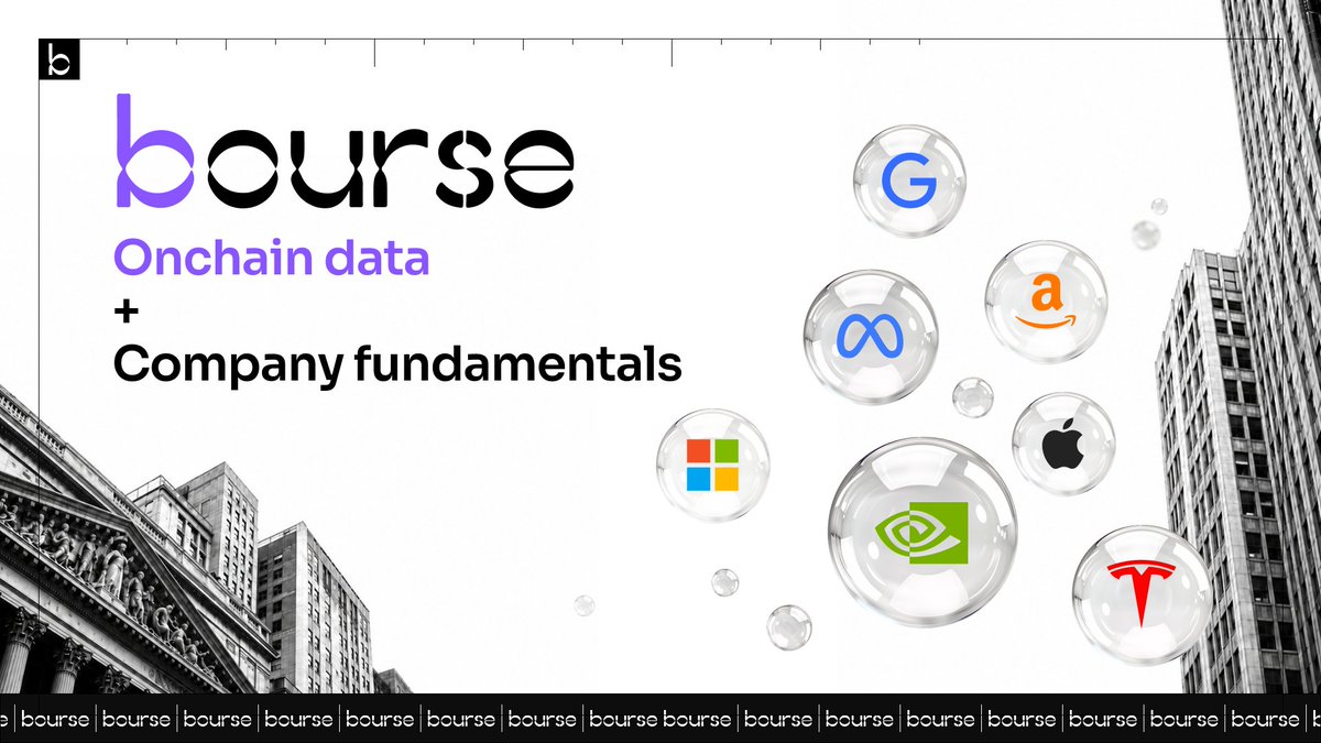 boursemoney's tweet photo. The next generation of investors will enter markets fundamentally different from those that came before them.

As more financial assets move onchain, markets become more transparent, more accessible and increasingly global.

Investors will have access to information traditional financial markets do not yet provide, including wallet behaviour and a growing depth of onchain data.

Bourse will bring onchain data together with traditional financial data, setting a new standard for how tokenized equities are researched and traded.