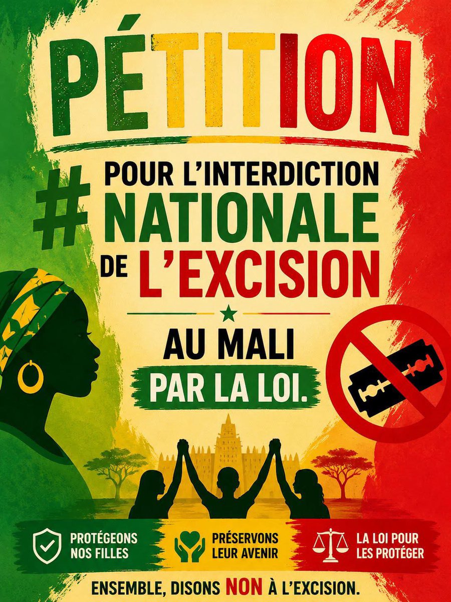AminataD90's tweet photo. PLS  signed this petition: https://t.co/A4NaVnoYov
#NonalexcisionauMali https://t.co/dimI09lKR9