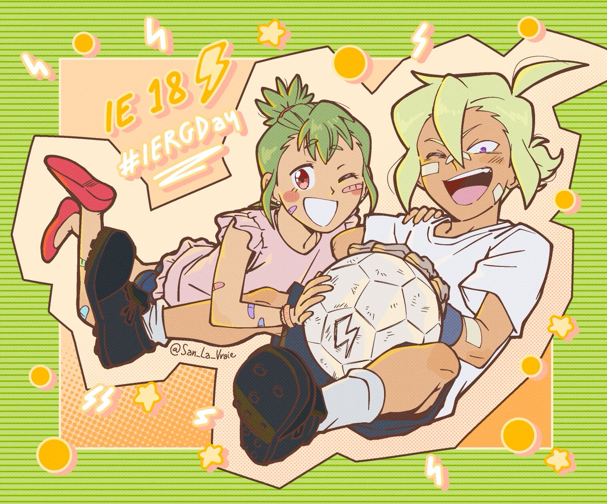 San_La_Vraie's tweet photo. Participating to the #IERGDay at the last moment but here we are ✨
#inazumaeleven #oc https://t.co/4mIdsAjtAo