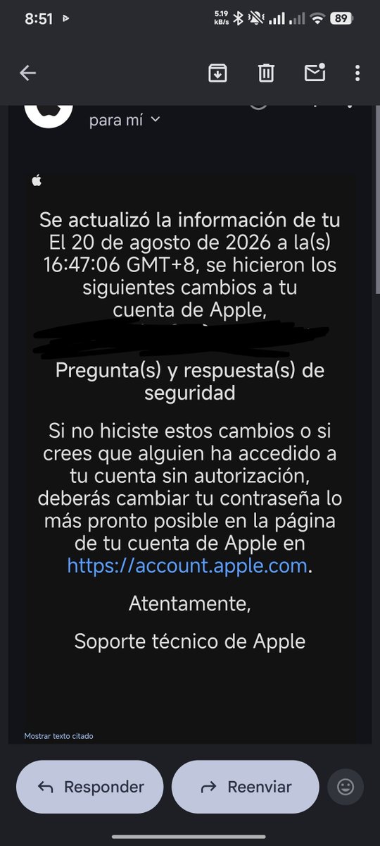 mitsu_doku_mx's tweet photo. @AppleSupport @AppleMusic @Apple en la madrugada del día de hoy hackearon mi cuenta como fue que paso esto ?
Si pedía  varios datos d mi cuenta ?
Y a esa hora estaba durmiendo 
Ahora no puedo recuperar la cuenta por qué cambiaron todos mis datos 🙄
Sugerencias? https://t.co/qLRb5D8RzO