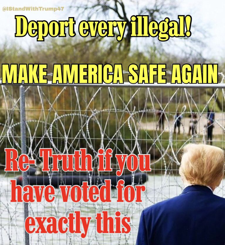 JBeCoolPeace's tweet photo. @bennyjohnson This I have known and applaud TEXANS for making this law!
YOU ARE CORRECT EVERY USA STATE SHOULD ADOPT THIS LAW — when we have a cruel or braindead president #Biden‼️
#MAKEAMERICASAFEAGAIN #DEPORT https://t.co/N1BQ2NBK1A