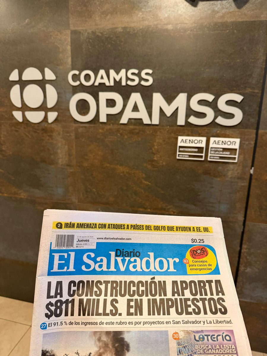 marioduran's tweet photo. Quiero felicitar a @LRodriguez_SV y a todo el equipo de @COAMSS_OPAMSS; así como también a la empresa privada por este trabajo integral que continúa impulsando la inversión, el desarrollo y la transformación. Cuando trabajamos juntos, los resultados se traducen en más oportunidades y crecimiento para nuestra ciudad y para nuestro país. 🇸🇻