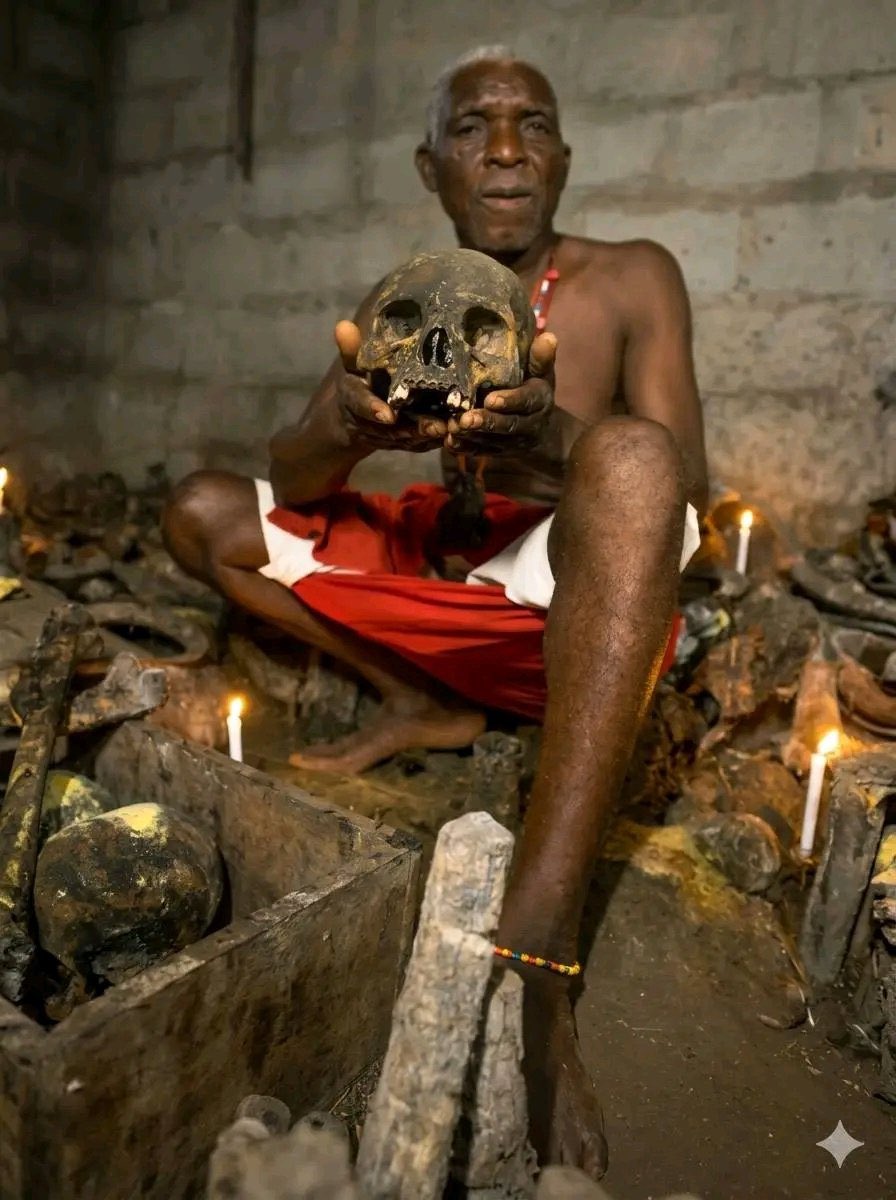 Urhobo_Mudiaga's tweet photo. Two people holding same thing

One is regarded as demonic, ritual, witchcraft and idolatry.

While the other is regarded as holy, purity, celebrating the martyr and divine.

This is what we’ve been reduced to.

My ancestors are Evil, but ur own is Holy, thank you oh colonization. https://t.co/qM4sdB7zZ1
