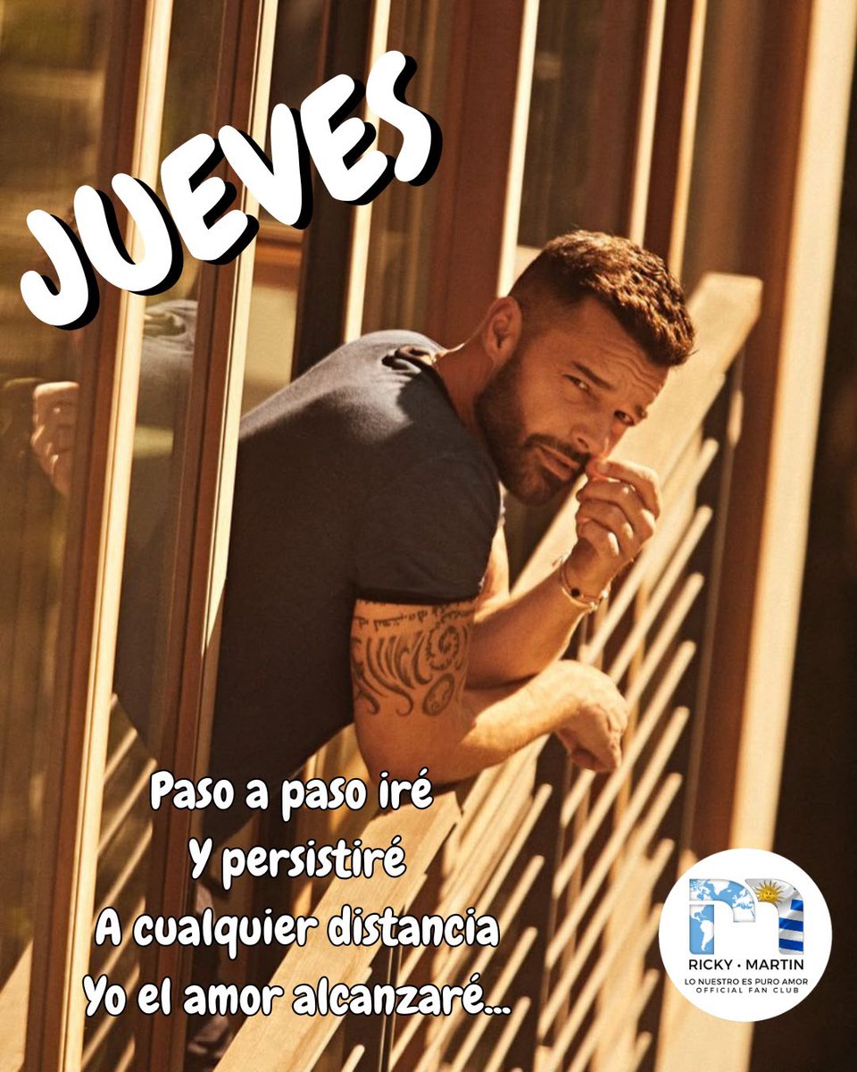 LoNuestroFCURU's tweet photo. Pasen un lindo #jueves !!!
@ricky_martin
@rickymartinwebtea
@inpulsemedia @lonuestrofco @SonyMusicUru @SonyMusicArg @SonyMusicLatin
#ricky #rickymartin #ricky_martin #rickymartinwebteam https://t.co/93DvZP8iGG