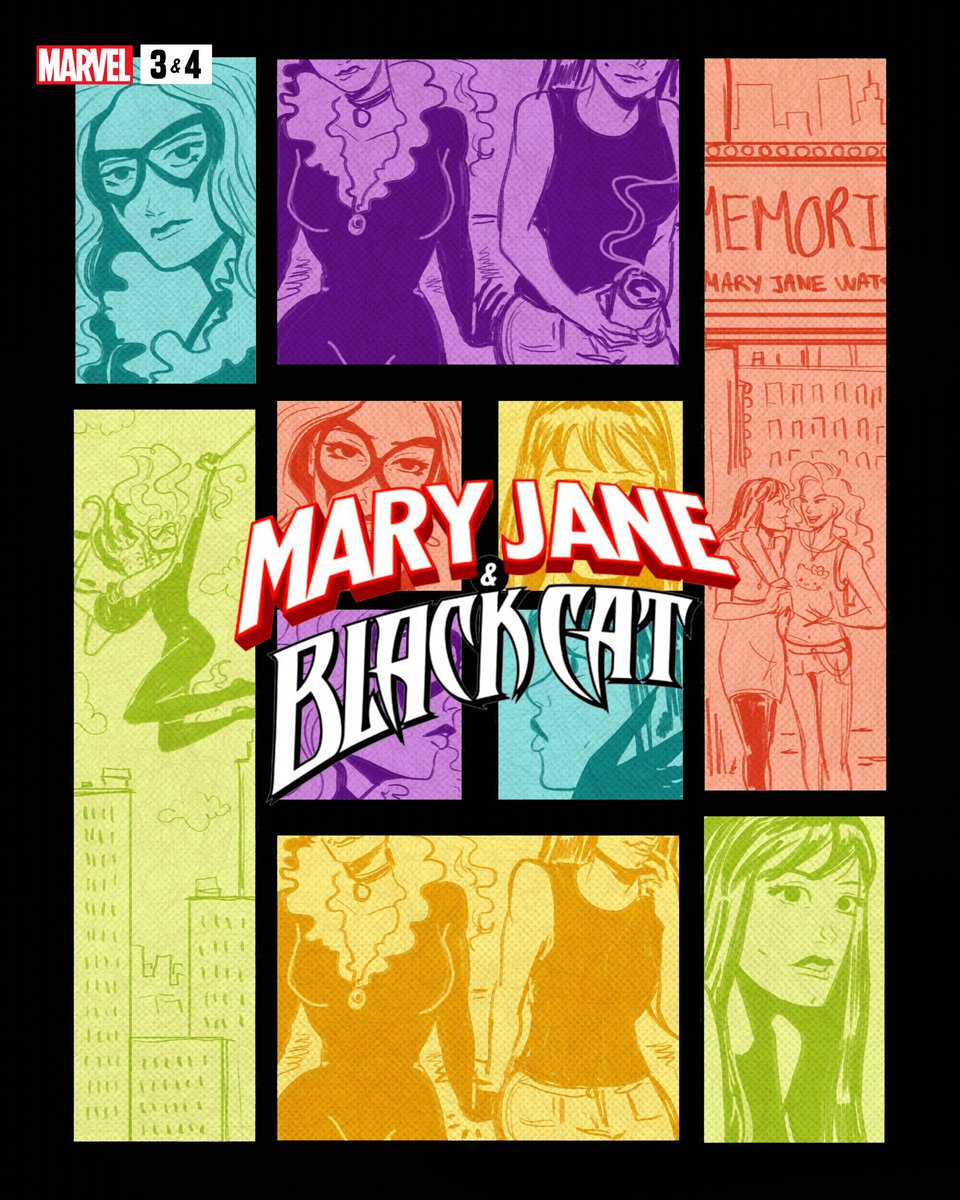 AbbyKMTR_13's tweet photo. Mary Jane &amp; Black Cat Issue 3 and 4: First Meetings, Secret Kisses (or was it the other way around?)✨

For the @redcatweek 
#mjfelweek2026 #redcatweek2026 https://t.co/THXkzvYdhN