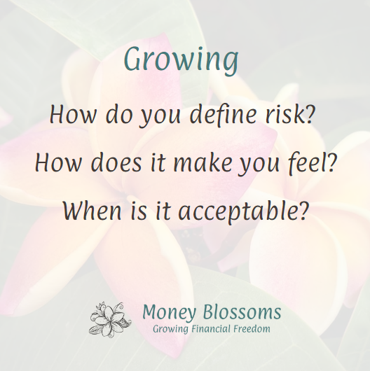 LissaPiper's tweet photo. Risk means different things to different people.
In which situations are you more risk averse?
How are your risk tolerance &amp; risk capacity different?
.
.
#PersonalFinanceForWomen #WomenAndMoney #InvestingForWomen #MoneyBlossoms https://t.co/ZQVmy9sj7Q
