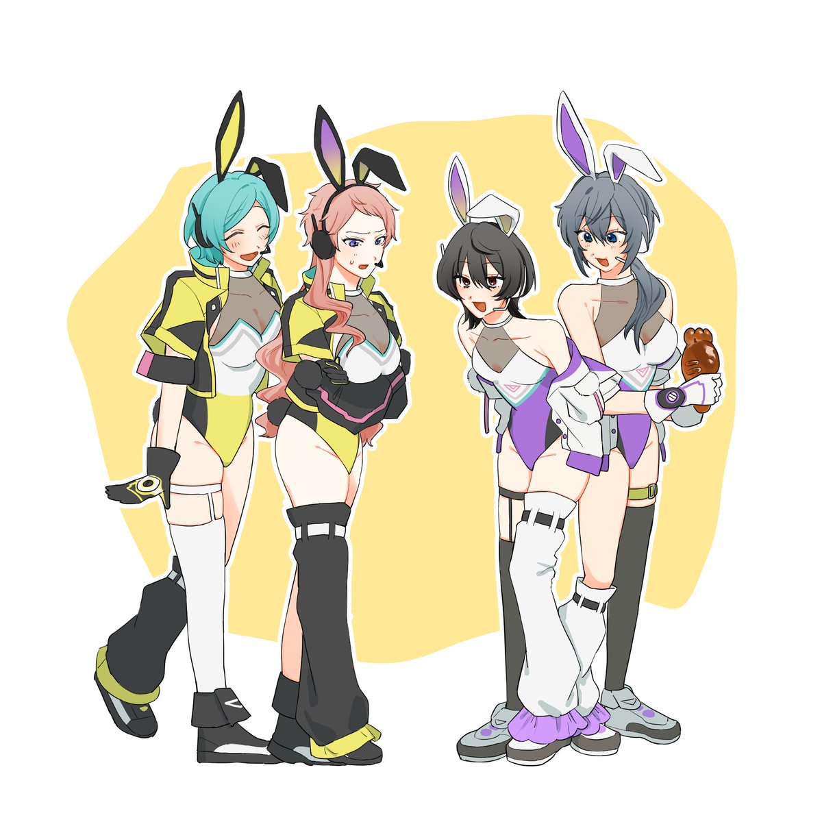 nyo_pili's tweet photo. 女体化　バニー① https://t.co/YmLumwT1JZ