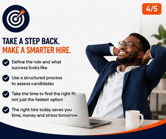 expressconnect's tweet photo. Recruitment Question #12

Why shouldn’t I hire just because I urgently need someone?
Because urgency can make you:
❌ Lower your standards
❌ Ignore red flags
❌ Skip screening
❌ Hire the first available person
And a rushed hire can become an expensive replacement.

#Recruitment https://t.co/13vrjXm31k