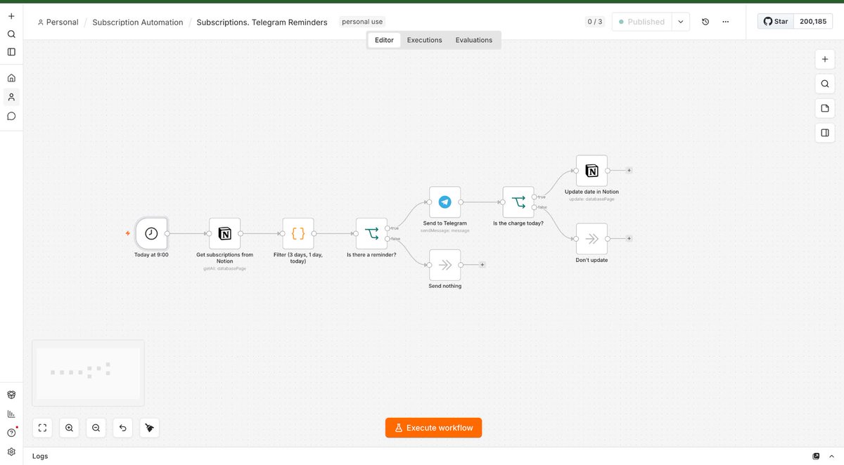 anastasia_ceo's tweet photo. Before SubscriBee:

Notion list
n8n workflow
Telegram ping when something renews

It worked.
It was also… ugly and easy to ignore.

Same problem, higher bar now:
something I’d actually open every month.

“Before” screenshots below.
“After” when the real build is live 🐝

What’s your version of a hacky system you outgrew?

#Shipaton #BuildInPublic