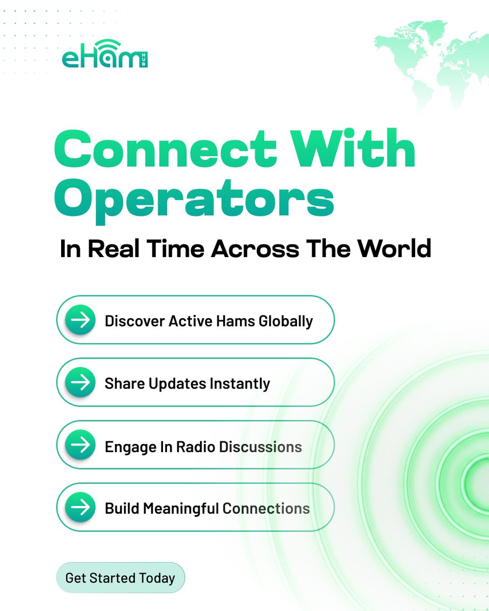 eHamHub's tweet photo. Connect with operators in real time, worldwide! 🌍
• Discover active hams globally • Share updates instantly • Engage in radio discussions • Build meaningful connections
Get started today ⬇️  #HamRadio #eHamHub #AmateurRadio https://t.co/WXsNrOlDkG