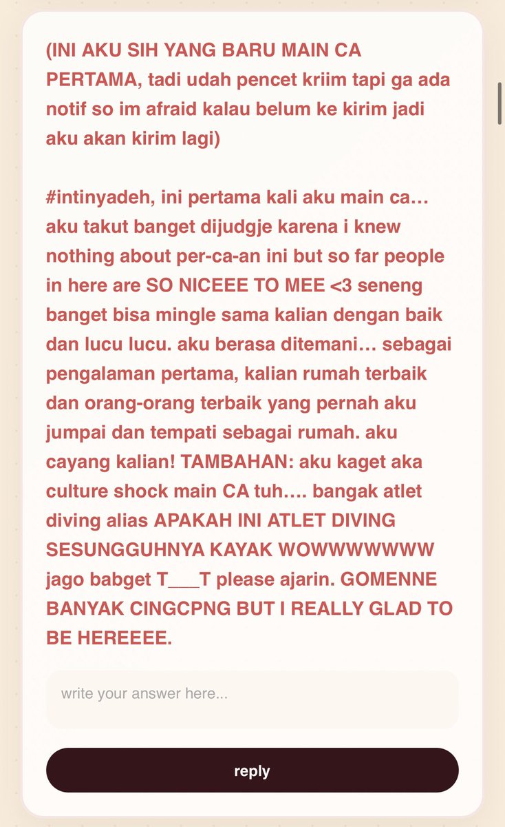 mentorasep's tweet photo. Ini link nya udah kami buka, Jay makasih banyak yaa huhu tapi srs lu pertama kali main CA? BOONG YE ANJRIT??

Tapi itu slide kedua gak tau siapa jujur, glad kalau kita jadi experience yang bagus di ingatan kamu sender. Yuk yuk main CA lebih banyak lagi? https://t.co/yW45vqmJRl