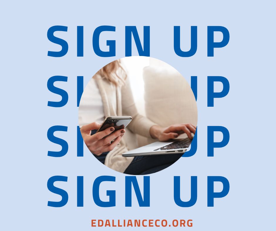 EdAllianceCo's tweet photo. Parents, sign up to receive our newsletter, alerts for urgent issues happening in our state, and info on how you can help influence change and protect your educational freedom. https://t.co/3AZK0Uoxtv #edcolo https://t.co/5LAac1RdDr