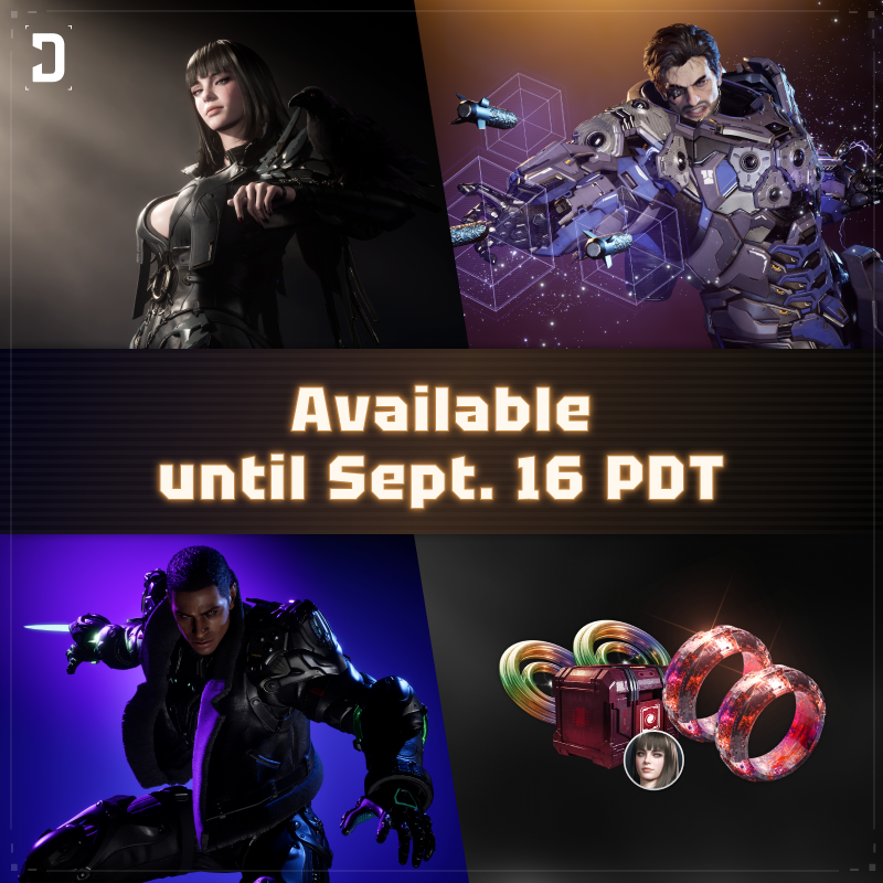 FirstDescendant's tweet photo. A New Season, New Builds to Conquer!
Discover the newly upgraded Kyle & Keelan through the monthly rebalance, and check out Raven, the new Descendant kicking off the new season.
Make the most of our active in-game events until Sept. 16 (PDT) to grab rewards and experiment with diverse new builds! 🎉