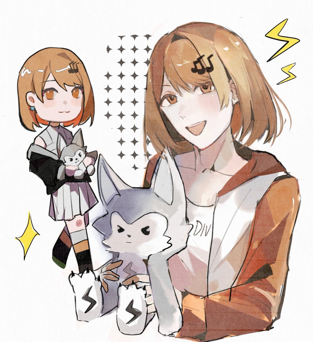 Qingdurang's tweet photo. 🐺⚡🎶
#ねぎどらーと https://t.co/a3uHnIVFAx