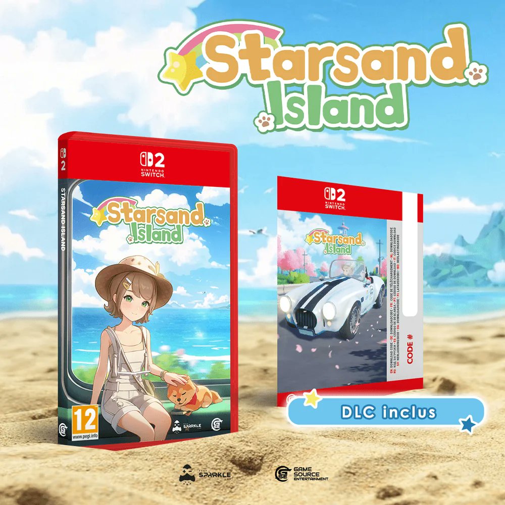 JFG_LeShop's tweet photo. Évadez-vous sur un archipel paradisiaque avec Starsand Island sur Nintendo Switch 2 et PS5 ! ☀️✨

Explorez, cultivez, pêchez, décorez votre havre de paix et nouez des liens avec les habitants dans cette aventure cozy irrésistible.

Précommandez ➡️ https://t.co/CoCrAfQLLT https://t.co/PmkSOfrOJX