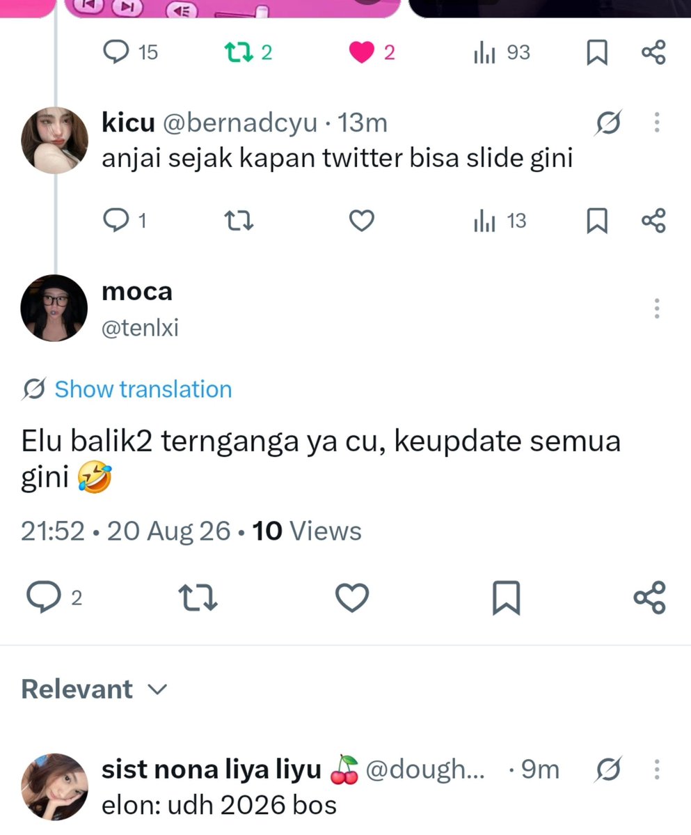bernadcyu's tweet photo. WOI BERASA BANGET ORANG JADUL NYA ANJAI https://t.co/gx8dm7qO2z