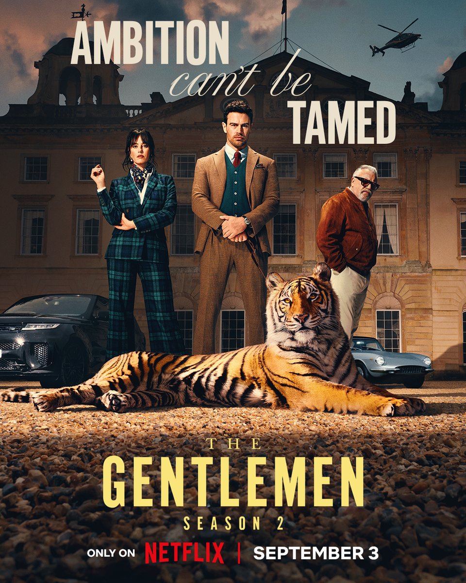 netflix's tweet photo. Theo James will see you in two weeks. 

THE GENTLEMEN SEASON 2. SEPTEMBER 3. https://t.co/dzCCNdPPKn