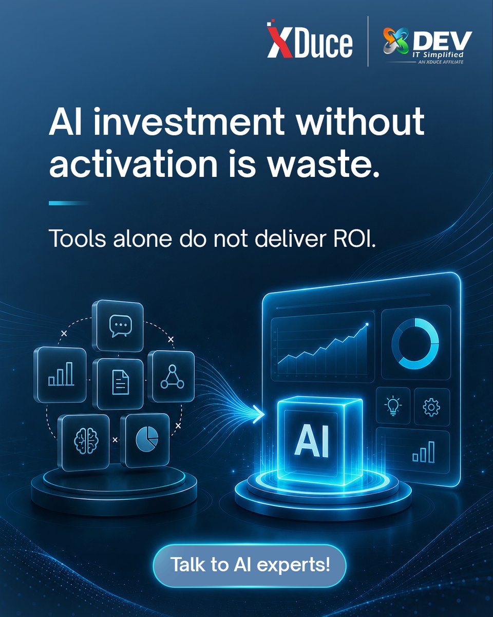 DEVITPL's tweet photo. 13% of AI pilots reach production. The other 87% stall.

That gap costs organizations $1.5M-$5M a year in underutilized AI.

Find out where you stand 👉 https://t.co/uB51E8Rtyh

#DEVIT #AIReadiness https://t.co/YxavJtXqqS