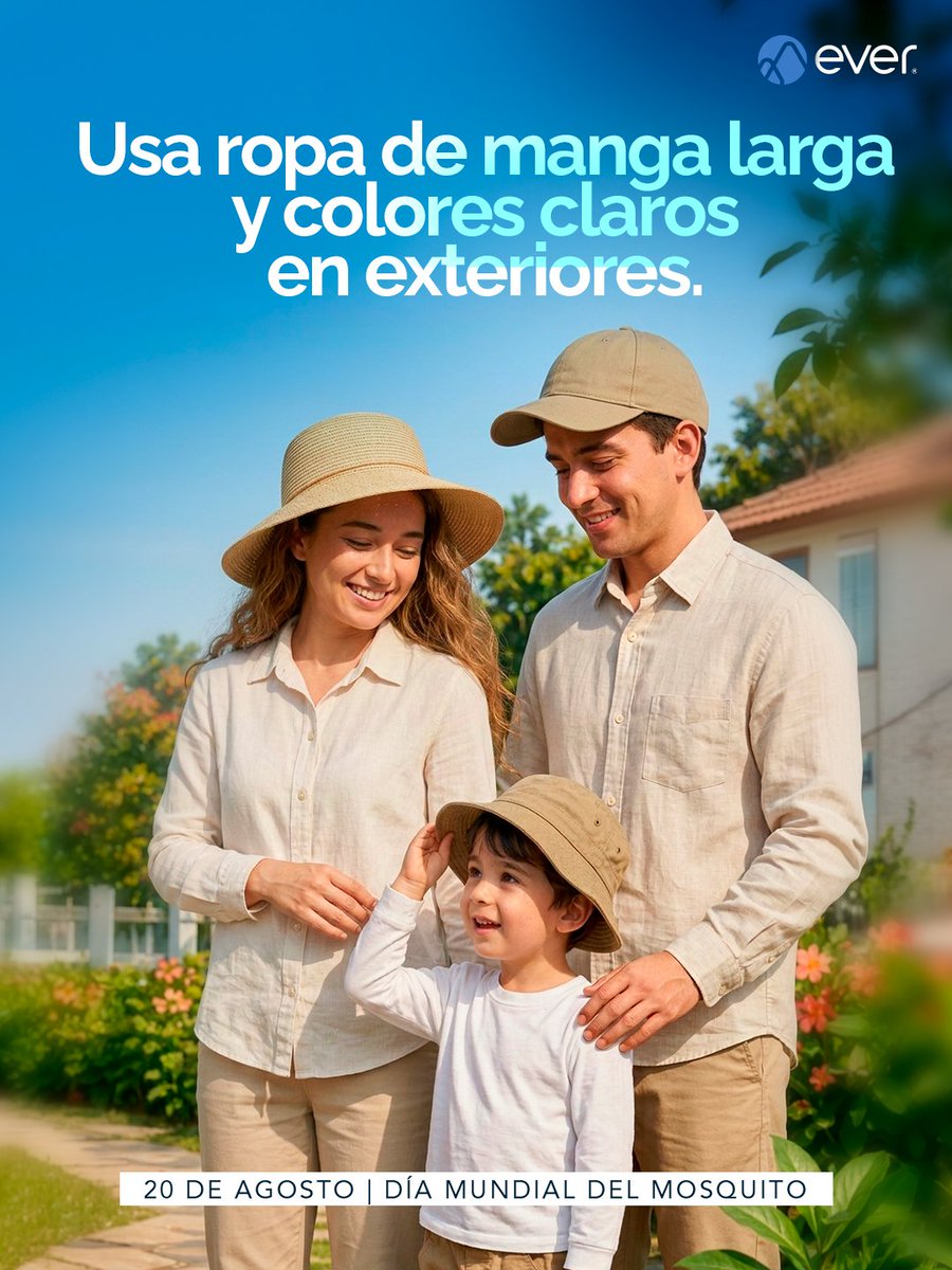 EverInsurance's tweet photo. En el #DiaMundialDelMosquito recordamos prevenir enfermedades como Dengue, Zika y Malaria al viajar o vivir en zonas de riesgo. 🦟

Con EVER® cuentas con asistencia médica global e inmediata ante cualquier eventualidad de salud estés donde estés. 🩺✈️

#forEVERwithyou https://t.co/A6tp1Ger8S