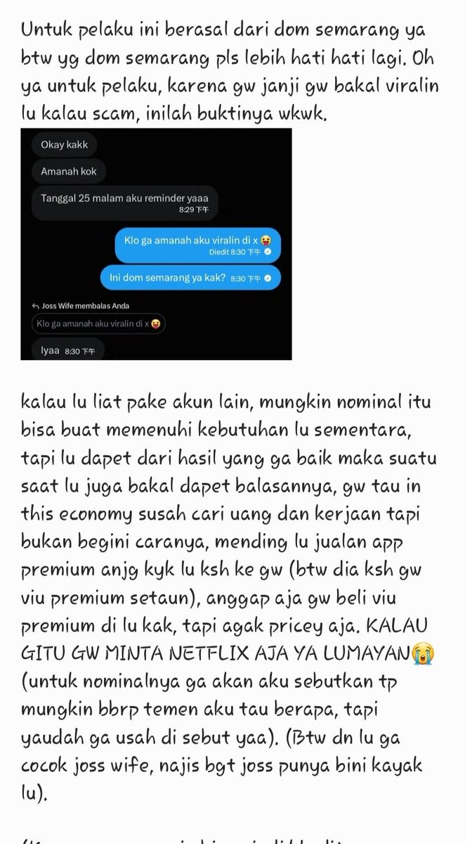 phumelloww's tweet photo. [Help Rt scammer ppw set aeh‼️]

Semoga dari peristiwa yg aku alami ini orang-orang lebih waspada lagi ya, ini emg pure salah aku sendiri juga. Diharapkan baca hingga akhir yaa, terimakasih semuanyaa💕 https://t.co/kevz0R7Fi0