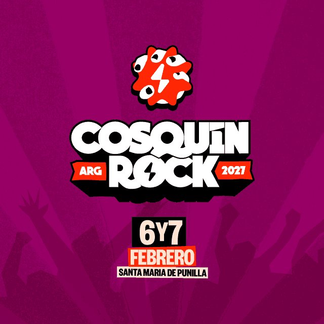 ME_Airbag's tweet photo. ❌️ Por primera vez en seis años consecutivos, Airbag no será parte del Cosquin Rock 2027 que se realizará el 6 y 7 de febrero. https://t.co/0qwy0zvebP