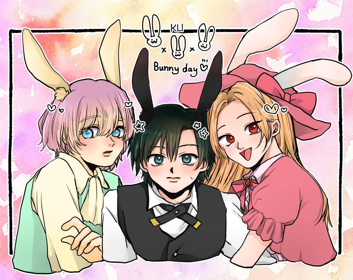 yae_0128's tweet photo. KLD 🐰×３　
(シルレイ・カルロ・ローラ) https://t.co/rVdfADFWFB