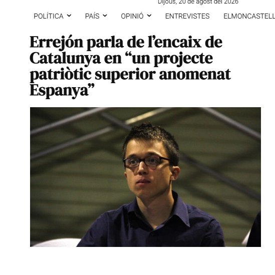 DavidGR1714's tweet photo. Etnicisme es dir que el projecte espanyol es superior al català , pero Deu ens guardi de criticar als nazis de l' esquerra espanyola catalanofoba https://t.co/dz64GjGEmp