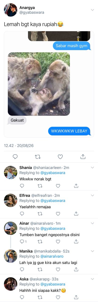 Eratosverse's tweet photo. #russtappen 3363 au | Adiksi

Dua orang bodoh yang lagi sok sembunyi  tapi gagal total. https://t.co/3ifnSniPdk
