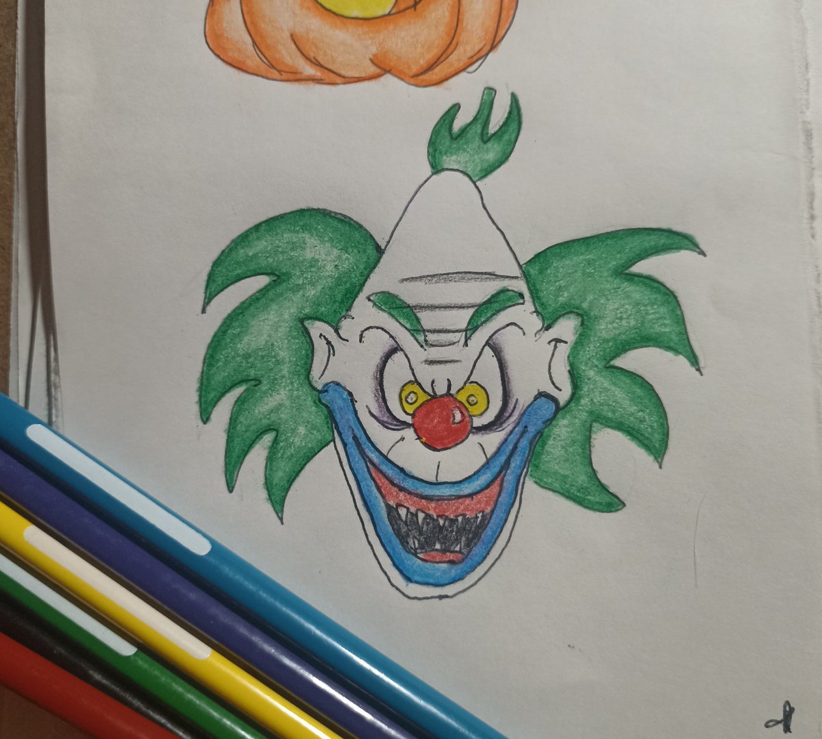 DanielMarquezWD's tweet photo. Killer clowns #killerclowns #payasosasesinos #amano #payaso #spooky #terror https://t.co/ONY8OhXWVw