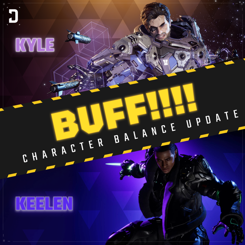 FirstDescendant's tweet photo. Big skill damage buffs incoming for Kyle and Killeen in the Season 4 update (8/20).

Numbers are subject to final tuning — check the full patch notes for exact details.

#TheFirstDescendant #TFD