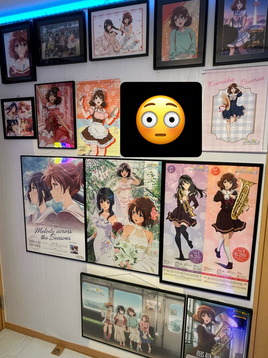 razuru236hs's tweet photo. 愛してる、黄前久美子を。
※額縁修理中
#黄前久美子生誕祭2026 
#黄前久美子生誕祭 https://t.co/RULus8Okm0