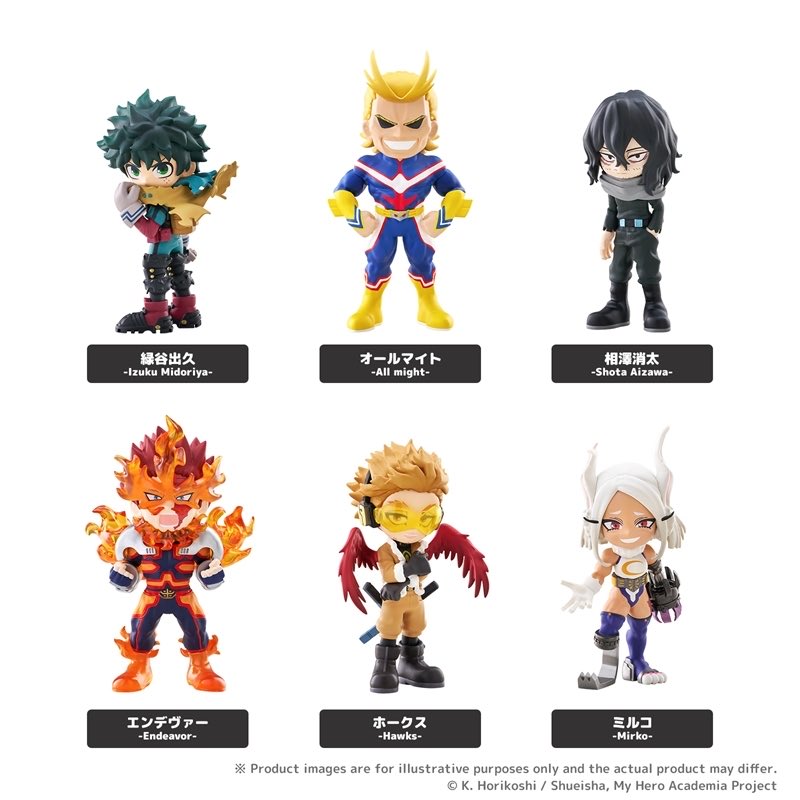 heroaca_info's tweet photo. PalVerse 僕のヒーローアカデミア vol.3　
アニメイト通販にて予約開始しました！

緑谷出久、オールマイト、相澤消太、
エンデヴァー、ホークス、ミルコの
6人がPalVerseに登場！

https://t.co/DyNXA2Fh6S https://t.co/q8YcvhZC4U
