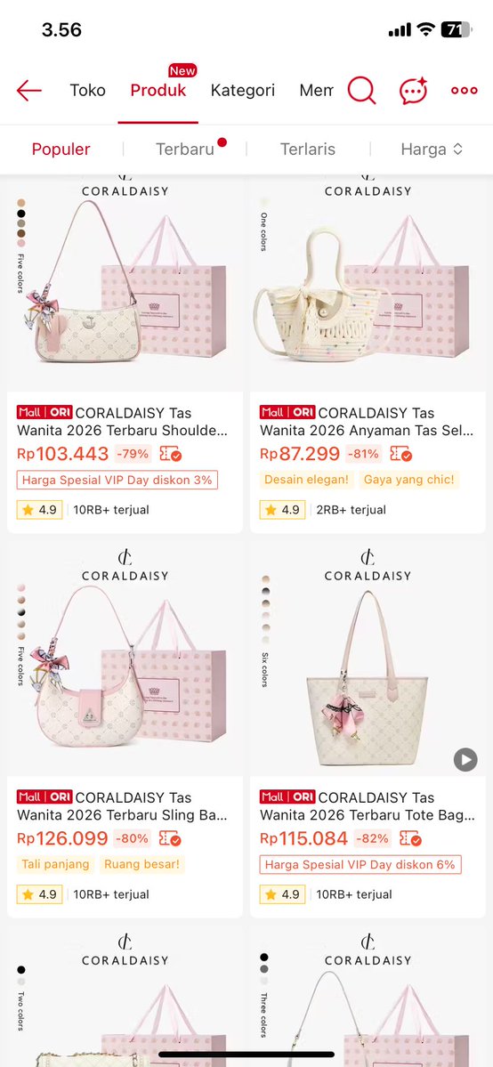 caarmdna_'s tweet photo. KETEMU TOKO TAS YANG BAGUS BAGUS BANGET, cocok nih buat cewe cewe cyentill💅 https://t.co/eT6pzHLMrn