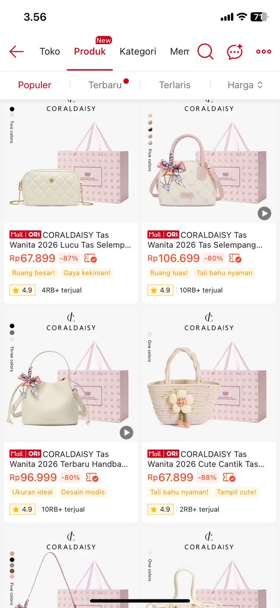 caarmdna_'s tweet photo. KETEMU TOKO TAS YANG BAGUS BAGUS BANGET, cocok nih buat cewe cewe cyentill💅 https://t.co/eT6pzHLMrn