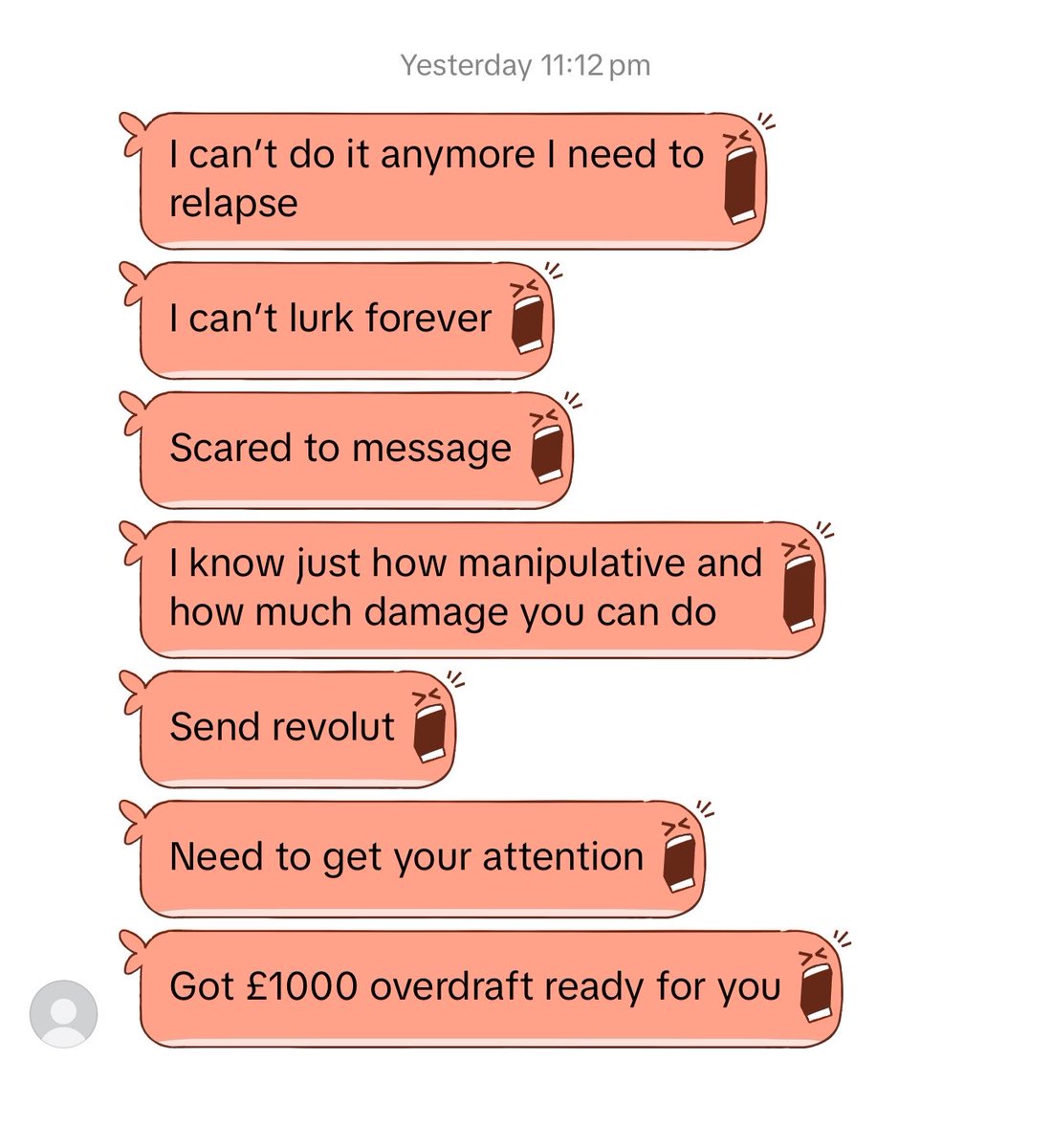 lexiownsitall's tweet photo. this was so funny to me because why are your texts shouting… https://t.co/PT5VarIwj3