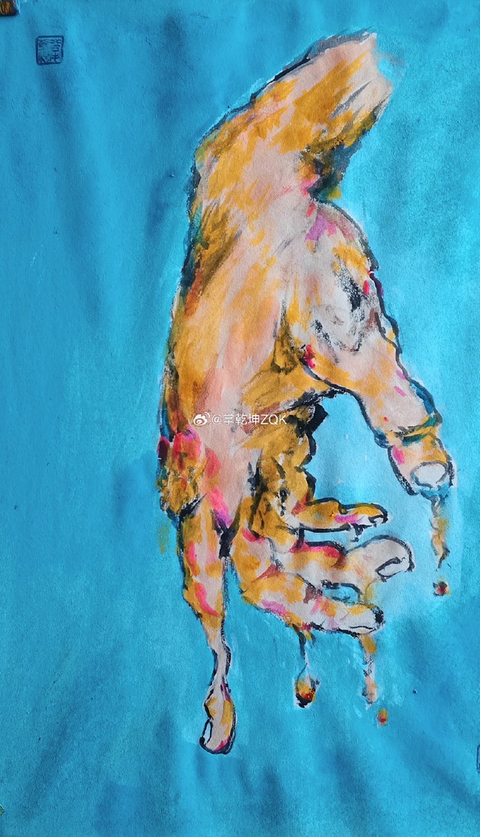SARA36951525's tweet photo. Dipped my hands in vibrant watercolors this afternoon—nothing beats the joy of letting colors blend and create unexpected little masterpieces. https://t.co/bo34DN8A2p