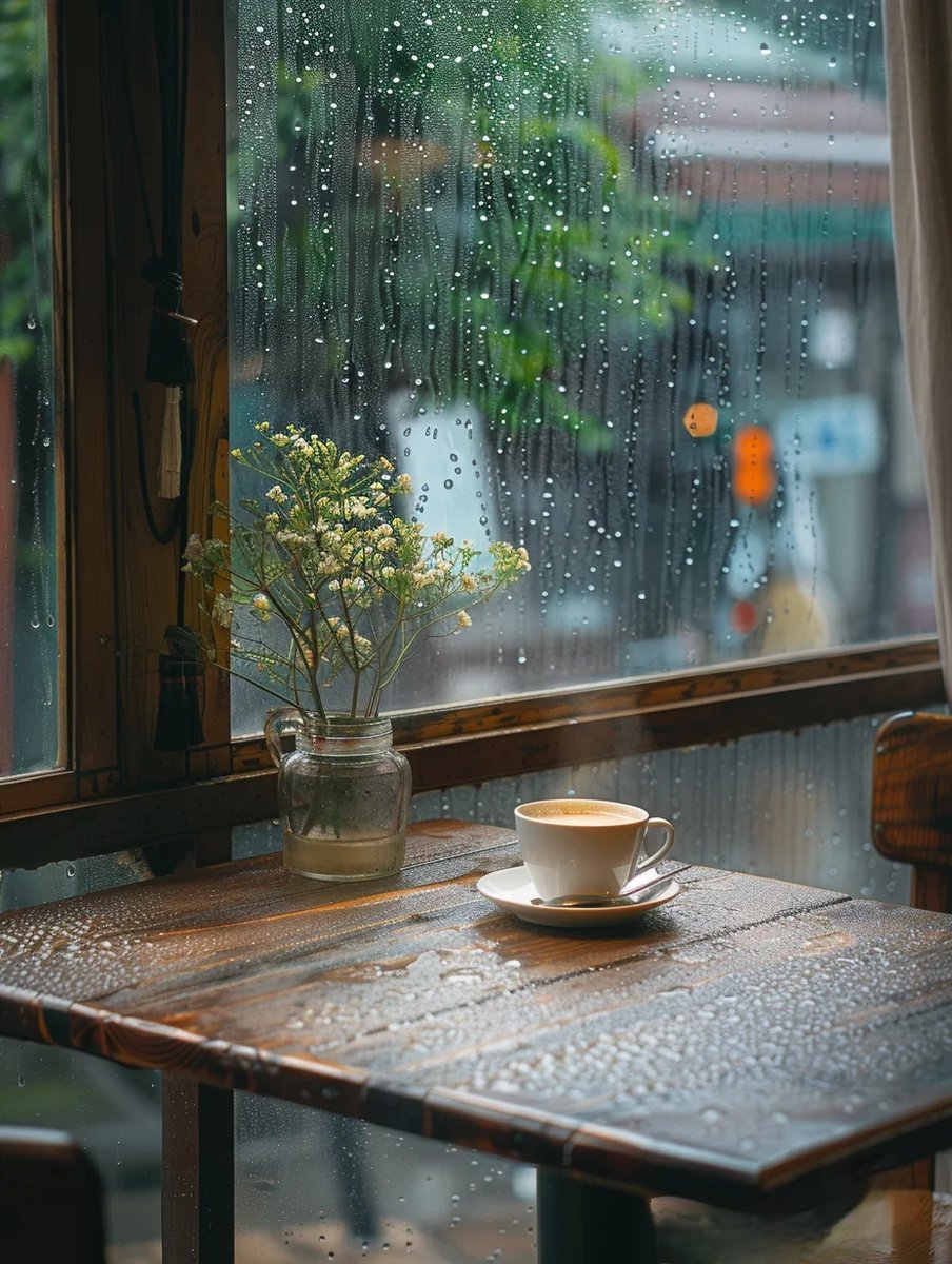 MagnusVulkan's tweet photo. [10pm, rain tapping my window, half-empty tea mug beside me—feeling quietly at peace with the messy thoughts in my head tonight.]， https://t.co/KfxNBKeqXT