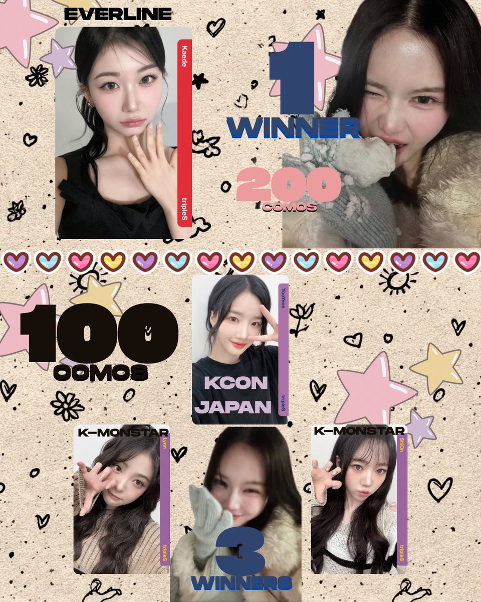 SeoHan2957's tweet photo. #GIVEAWAY #TRIPLES 
BALLAD DIMENSION 2
GRAND GRAVITY DAY1 #Mayu
17 Winners

RULES

* Vote Mayu D1
* Follow
* Like + RT
* ⁠Proof with watermark

let's support Mayu. Good Luck! https://t.co/Ja3RjNbPwG