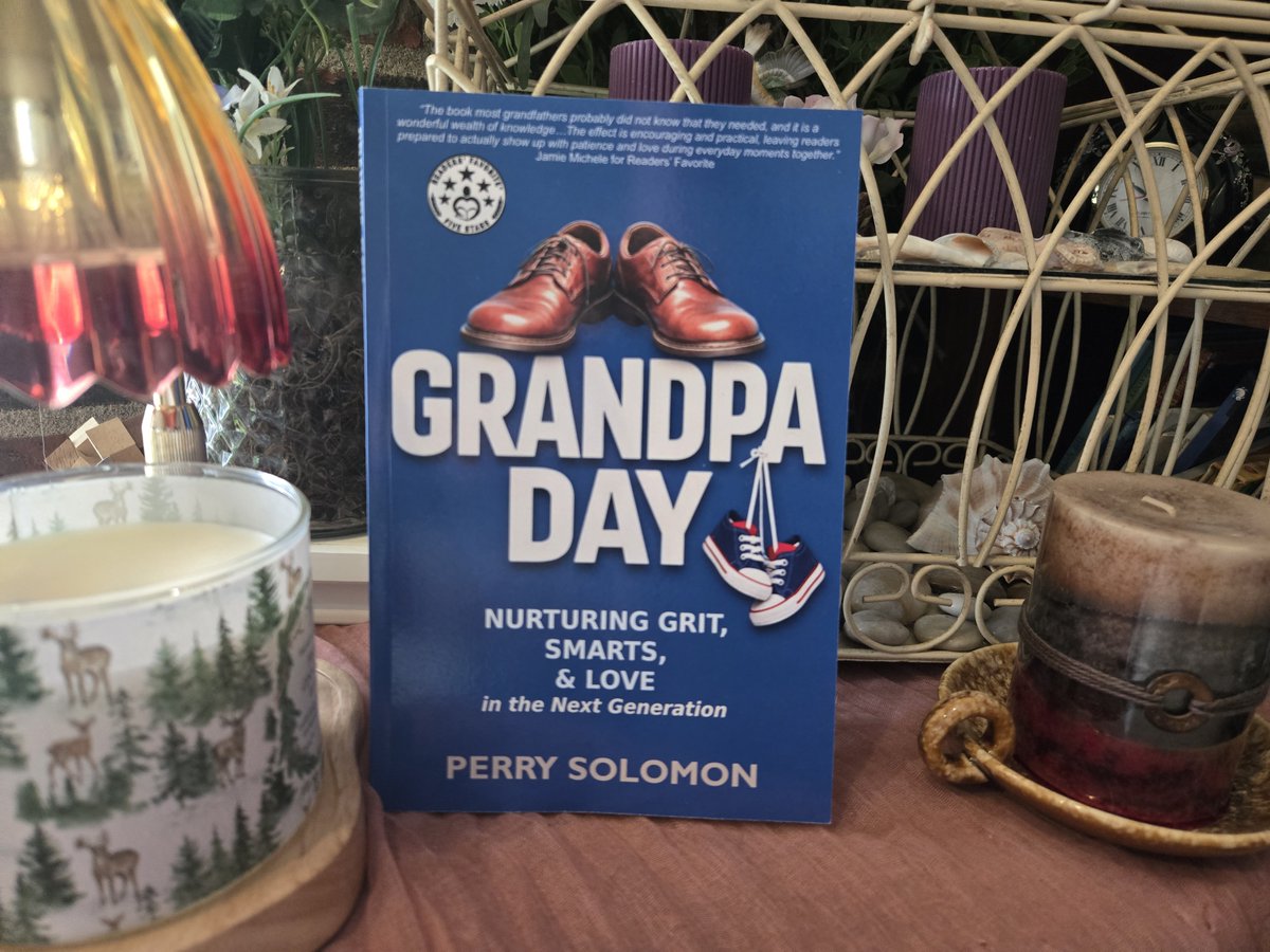 mymamasworld's tweet photo. I’m reviewing Grandpa Day by Perry Solomon—a memoir-style guide to creating traditions, spending intentional time together &amp; building lasting bonds with your grandkids. @iReadBookTours 

https://t.co/RktD3CBng7

#GrandpaDay #BookReview #Grandparents #selfhelp https://t.co/o1n5hlFg8Z