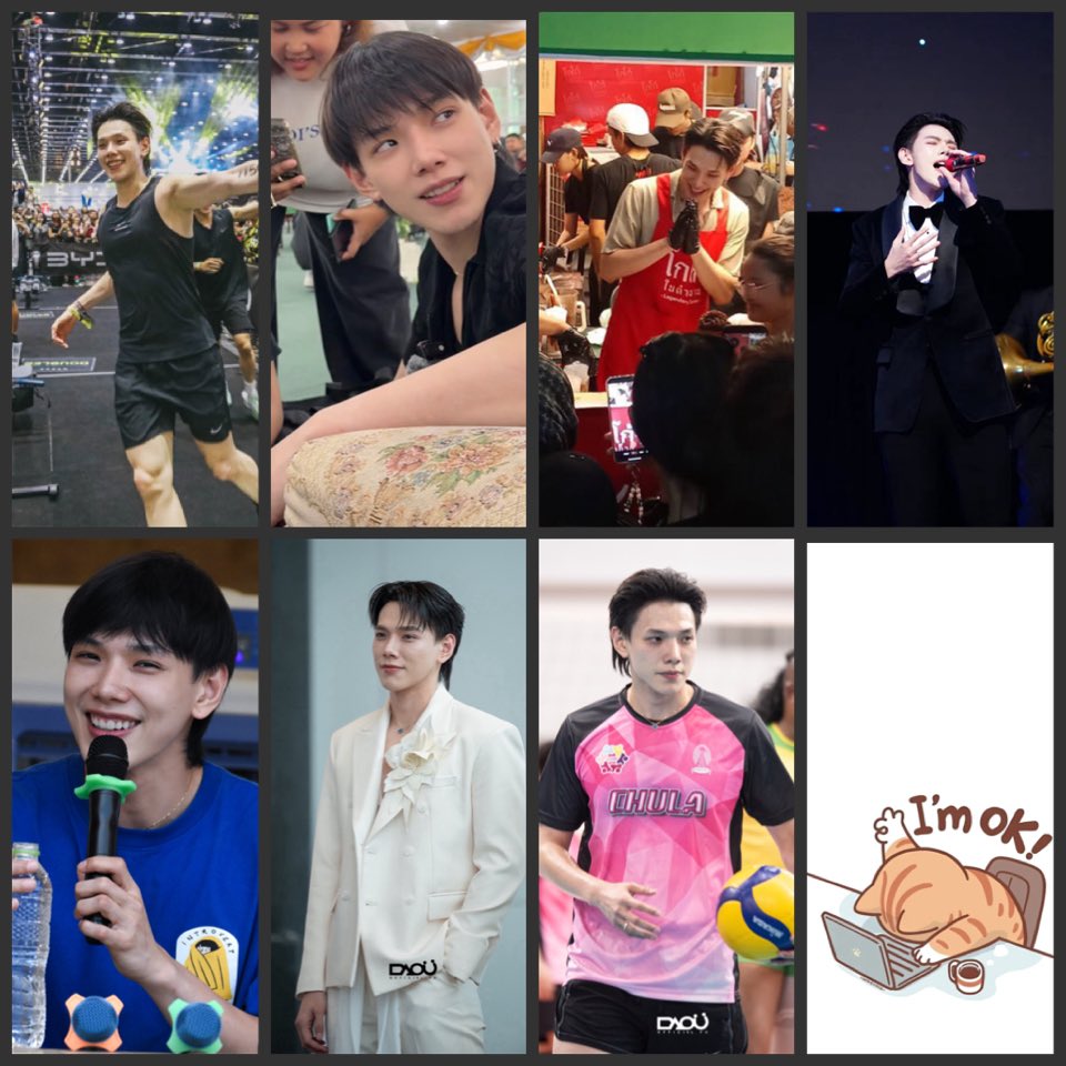 Killmus_'s tweet photo. วันนี้ “ ต้าห์อู๋ ” ทำอะไร
วันที่ 13 แข่งhyrox
วันที่ 15-16 เป็นพ่อค้าขายโกโก้
วันที่ 17 เป็นนักร้องกับวงออร์เคสตรา
วันที่ 18 เป็นพี่นักร้องกลางงานแฟร์
วันที่ 19 เป็นหนึ่งใน10ผู้เข้าร่วม Thailand's Chosen One 2026 
วันที่ 20 เป็นพี่นักกีฬาวอลเลย์

เป็นไดโน่ยังอึ้งเลยค่ะพี่ 
#DAOU https://t.co/rz6cca4L1q