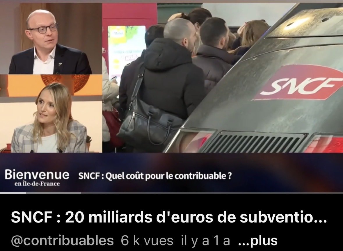 PZejko's tweet photo. @Peakstyle96 @Chris_Partlow_ @jvles_hrd Bizarre que tout le monde arrive au même chiffre non ? Petit ordre d’idée 2023 c’est 43Md ( avec l’UE) que la sncf a touché. En 2025, on est sur du 21Md, 10,5 Md de l’état central et 10,5 Md des régions et IDF mobilité. https://t.co/8kekIJY5JX