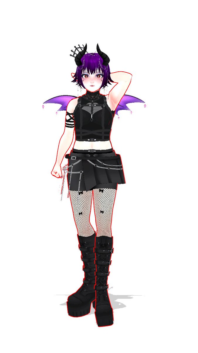 shadowRWT's tweet photo. New character ref done! Vs the model!
Everyone meet Kira ThornBlood, the 5th character of my content! https://t.co/pkYmSREMYu