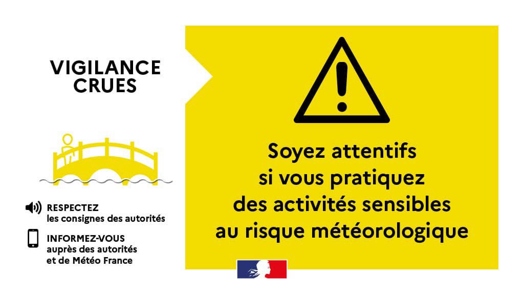 Image de Préfet de la région Provence-Alpes-Côte d'Azur - #MÉTÉO13 | 🟡 Ce jeudi 20 août, le cours d’eau Huveaune est placé en vigilance JAUNE crues.
⚠️ Prude
