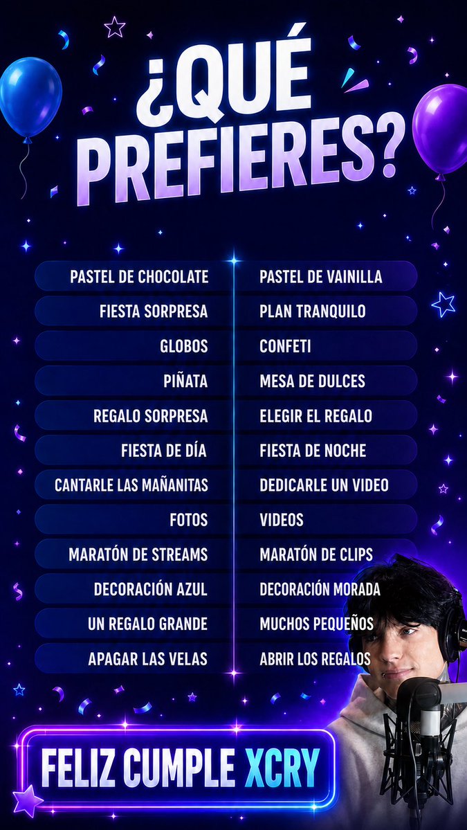 bhopematias's tweet photo. vamos a jugar versión FELIZ CUMPLE XCRY https://t.co/HkuQqV0m5k